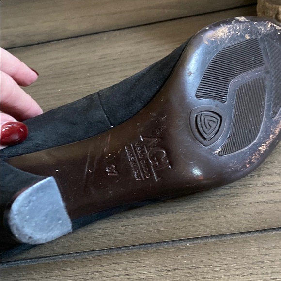 AGL block, heel suede shoes - Picture 3 of 5